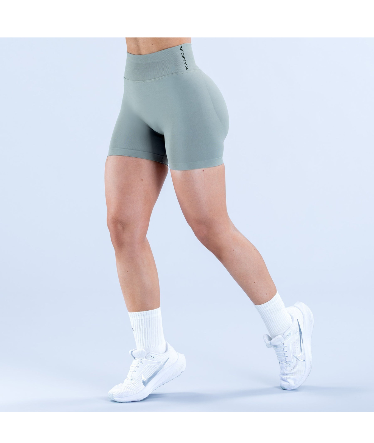 SCULPT Sage High-waisted Shorts