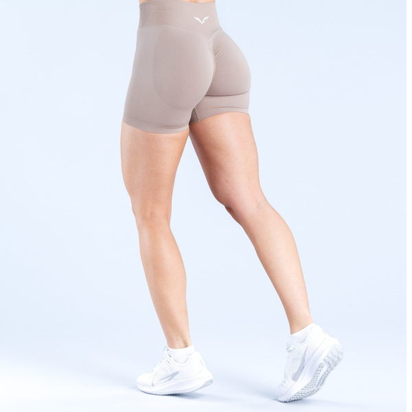 SCULPT Latte High-Waisted Shorts