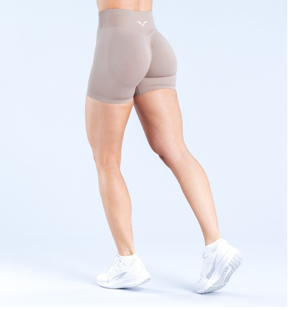 SCULPT Latte High-Waisted Shorts